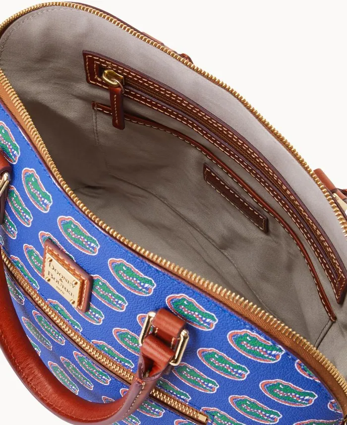 Collegiate University Of Florida Domed Zip Satchel U Of Florida Woman Dooney and Bourke Satchels Collegiate University Of Florida Domed Zip Satchel U Of Florida Woman Dooney and Bourke Satchels