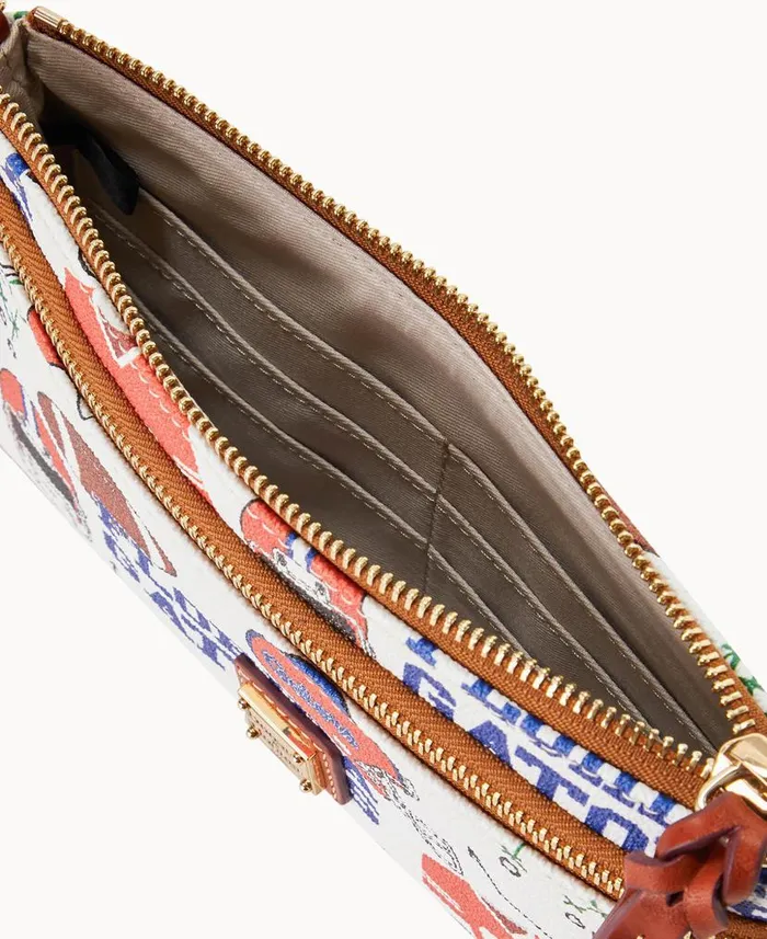 Collegiate University Of Florida Double Zip Wristlet University Of Florid ManWoman Dooney and Bourke Wallets Collegiate University Of Florida Double Zip Wristlet University Of Florid ManWoman Dooney and Bourke Wallets