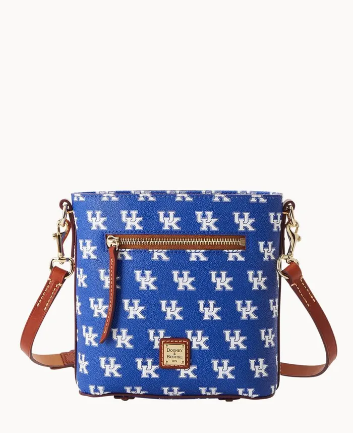 Collegiate University Of Kentucky Small Zip Crossbody U Of Kentucky Woman Dooney and Bourke Crossbodies