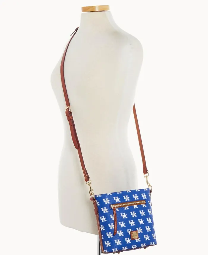Collegiate University Of Kentucky Small Zip Crossbody U Of Kentucky Woman Dooney and Bourke Crossbodies