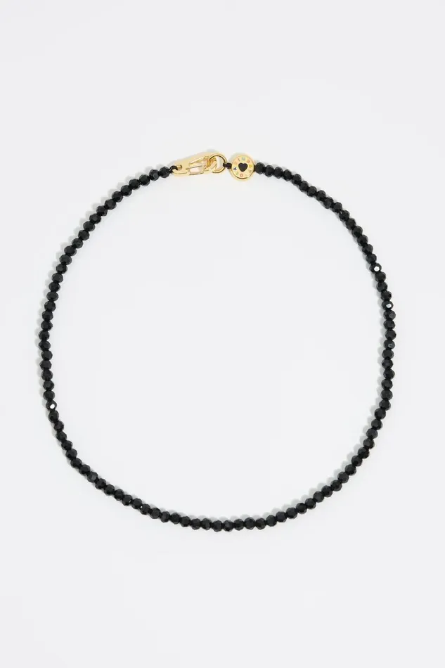Collier Logo Et Cristaux Noirs Black Women Bimba Y Lola Jewelry