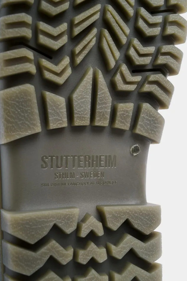 Combat Boots Women Stutterheim Patrol Boot Leather Green