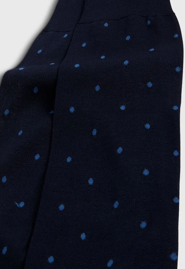 Cotton Dotted Sock Black Socks Paulstuart Mens Cotton Dotted Sock Black Socks Paulstuart Mens