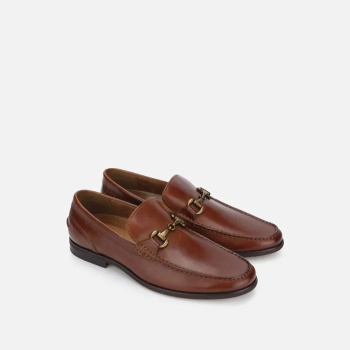 Crespo Cognac Bit Strap Loafer Cognac Men Kenneth Cole Loafers