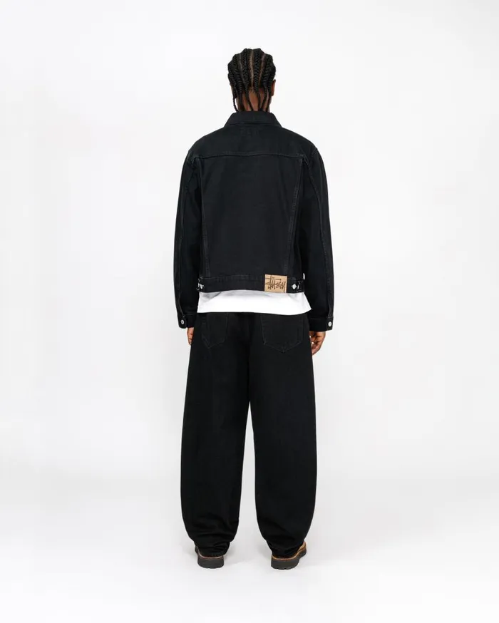 Denim MenWomen Stussy BIG OL039 JEAN DENIM Black Denim MenWomen Stussy BIG OL039 JEAN DENIM Black