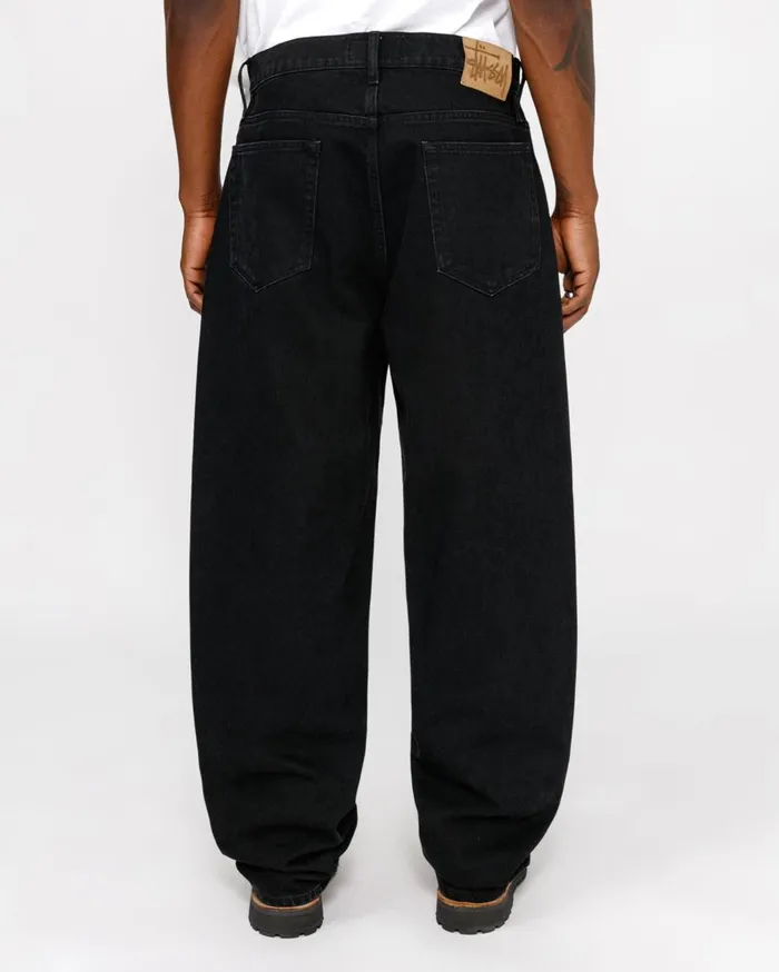 Denim MenWomen Stussy BIG OL039 JEAN DENIM Black Denim MenWomen Stussy BIG OL039 JEAN DENIM Black