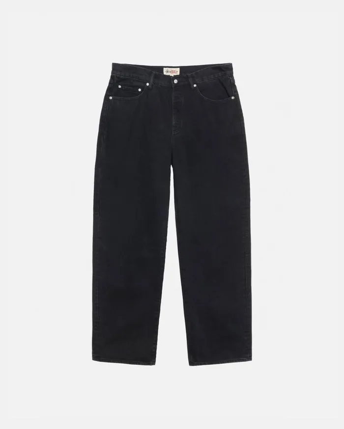 Denim MenWomen Stussy BIG OL039 JEAN DENIM Black Denim MenWomen Stussy BIG OL039 JEAN DENIM Black