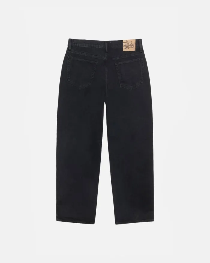 Denim MenWomen Stussy BIG OL039 JEAN DENIM Black Denim MenWomen Stussy BIG OL039 JEAN DENIM Black