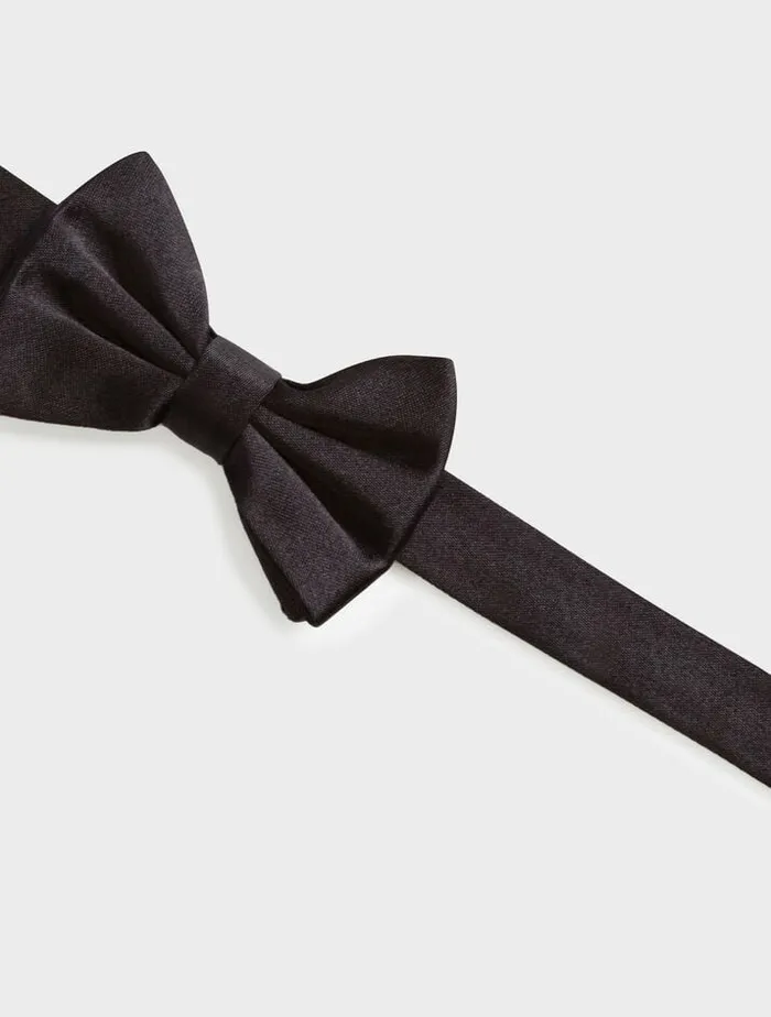 Dolce and Gabbana Accessories And Baby Carriers Children Silk Bow Tie Black