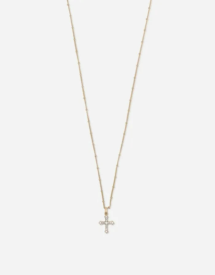 Dolce and Gabbana Bijoux Men Cross Necklace Gold Dolce and Gabbana Bijoux Men Cross Necklace Gold
