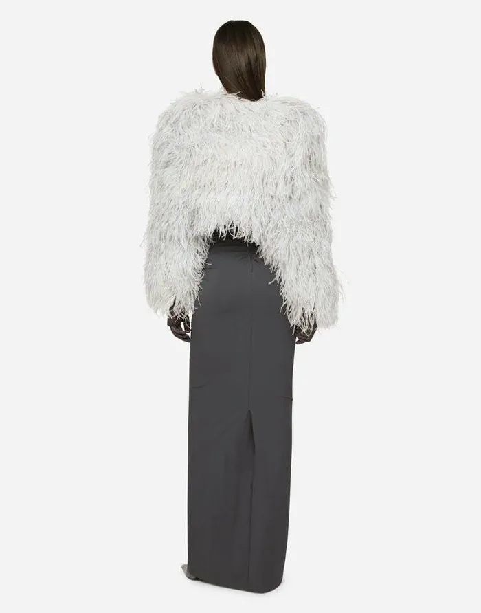 Dolce and Gabbana Coats And Jackets Women KIM DOLCEandGABBANA Ostrich Feather Bolero Jacket Multicolor Dolce and Gabbana Coats And Jackets Women KIM DOLCEandGABBANA Ostrich Feather Bolero Jacket Multicolor