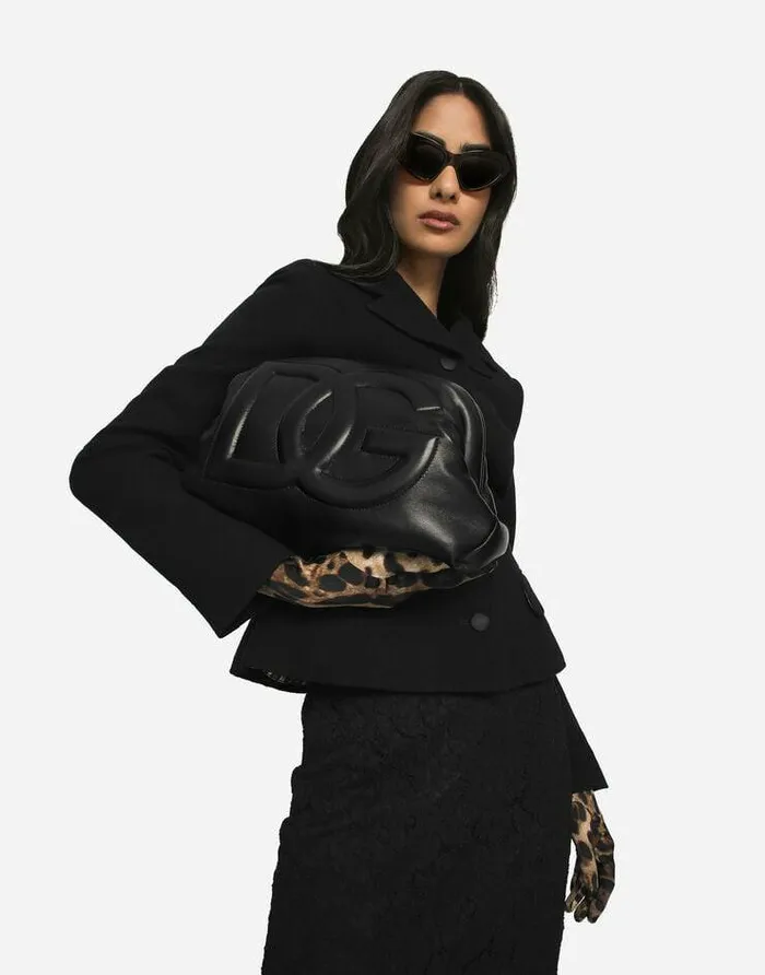 Dolce and Gabbana DG Logo Bag Women DG Logo Clutch Black Dolce and Gabbana DG Logo Bag Women DG Logo Clutch Black