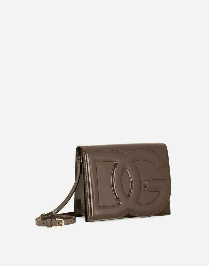 Dolce and Gabbana DG Logo Bag Women DG Logo Crossbody Bag Brown Dolce and Gabbana DG Logo Bag Women DG Logo Crossbody Bag Brown