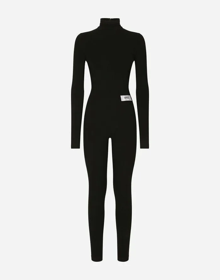 Dolce and Gabbana Dresses Women KIM DOLCEandGABBANA Stretch Jersey Milano Rib Jumpsuit Black Dolce and Gabbana Dresses Women KIM DOLCEandGABBANA Stretch Jersey Milano Rib Jumpsuit Black