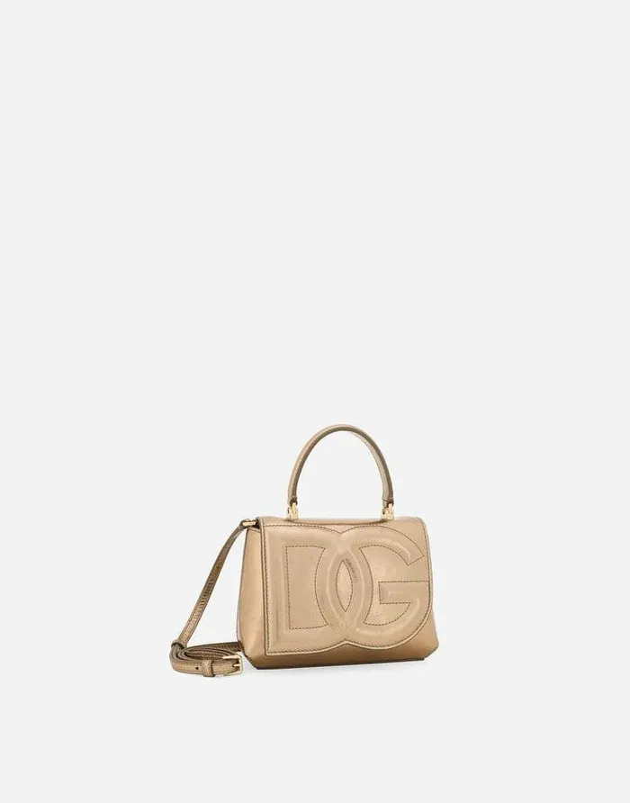 Dolce and Gabbana Handbags Women DG Logo Bag Tophandle Bag Gold Dolce and Gabbana Handbags Women DG Logo Bag Tophandle Bag Gold