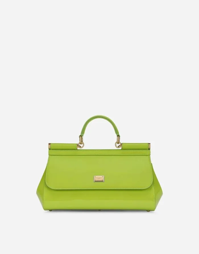 Dolce and Gabbana Handbags Women Elongated Sicily Handbag Green