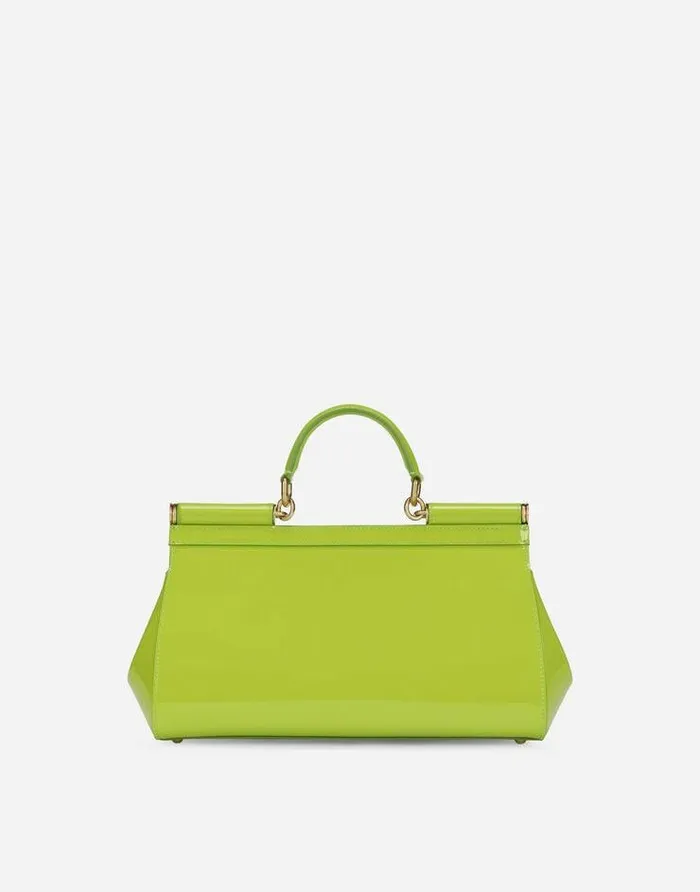 Dolce and Gabbana Handbags Women Elongated Sicily Handbag Green Dolce and Gabbana Handbags Women Elongated Sicily Handbag Green