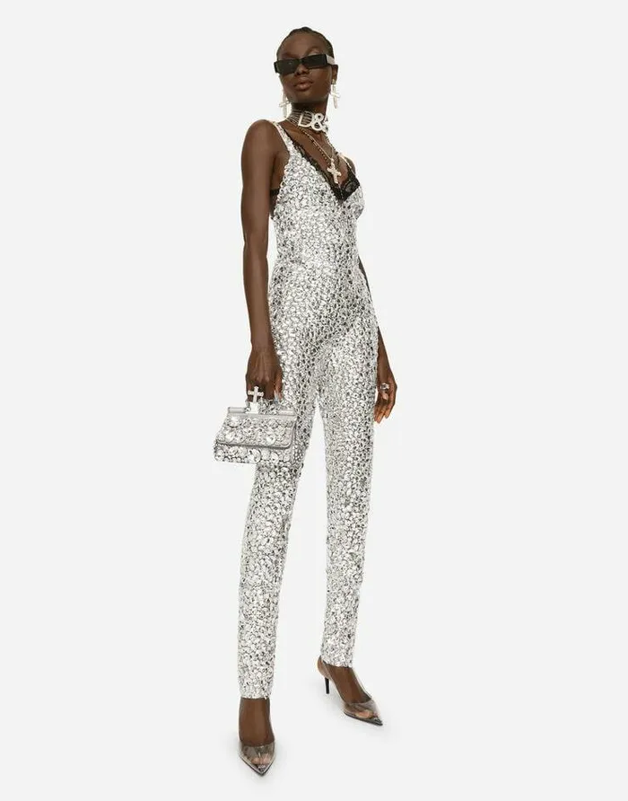 Dolce and Gabbana Handbags Women KIM DOLCEandGABBANA Small Sicily Handbag Silver Dolce and Gabbana Handbags Women KIM DOLCEandGABBANA Small Sicily Handbag Silver