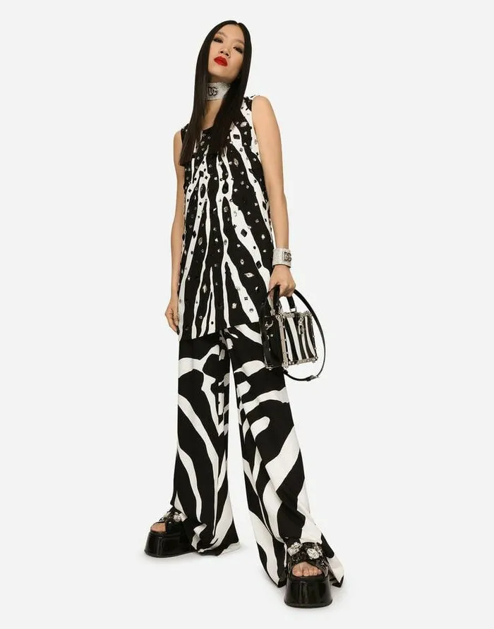 Dolce and Gabbana Handbags Women Patchwork Zebradesign Dolce Box Bag Multicolor Dolce and Gabbana Handbags Women Patchwork Zebradesign Dolce Box Bag Multicolor