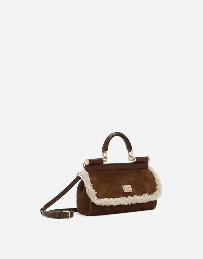 Dolce and Gabbana Handbags Women Small Sicily Handbag Brown Dolce and Gabbana Handbags Women Small Sicily Handbag Brown