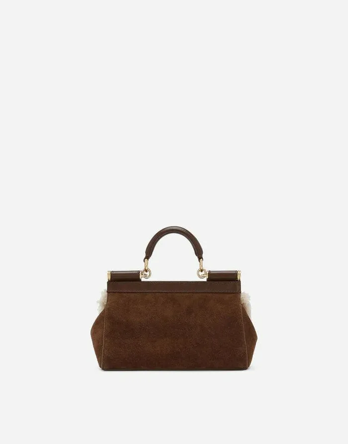 Dolce and Gabbana Handbags Women Small Sicily Handbag Brown Dolce and Gabbana Handbags Women Small Sicily Handbag Brown