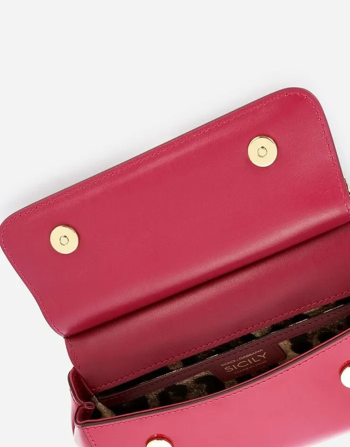 Dolce and Gabbana Handbags Women Small Sicily Handbag Fuchsia Dolce and Gabbana Handbags Women Small Sicily Handbag Fuchsia