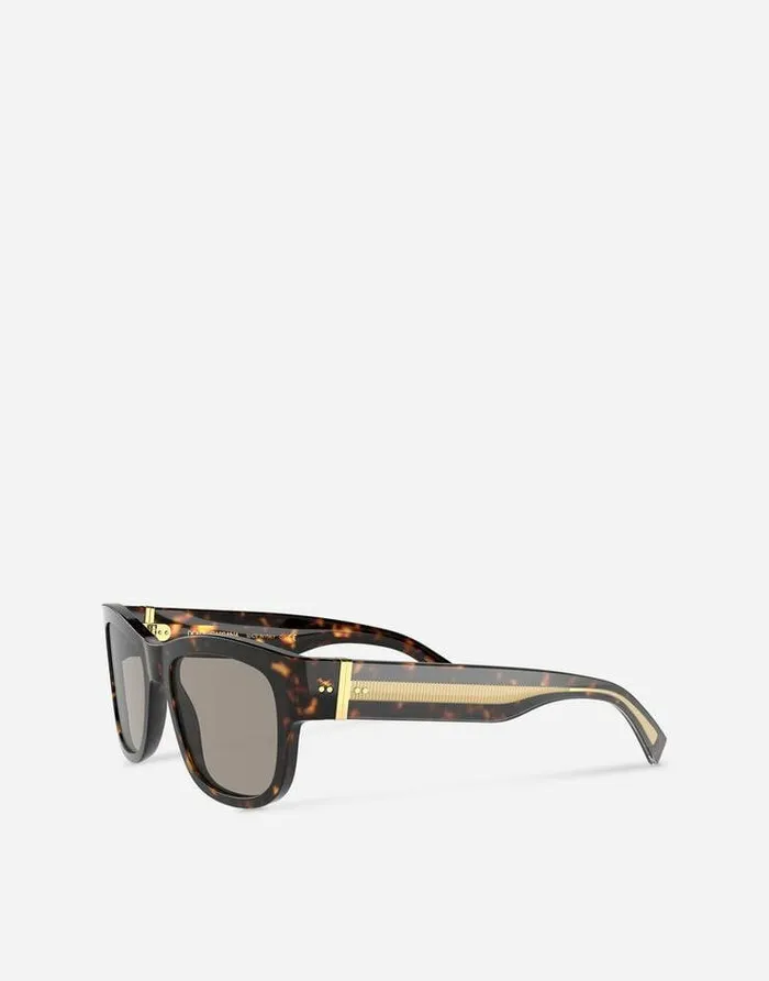 Dolce and Gabbana Icons Men Gros Grain Sunglasses Havana Dolce and Gabbana Icons Men Gros Grain Sunglasses Havana