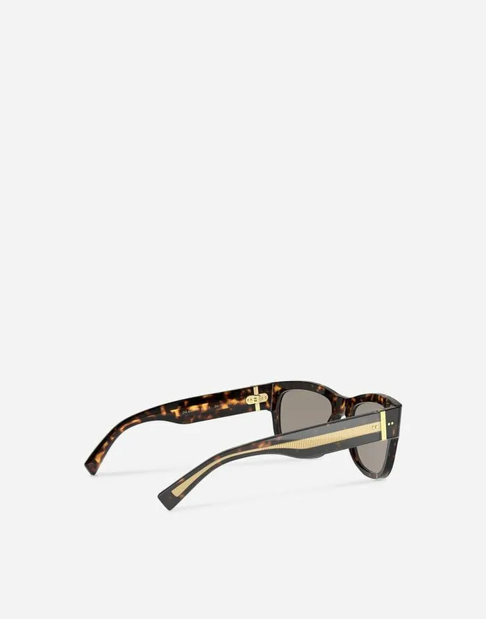 Dolce and Gabbana Icons Men Gros Grain Sunglasses Havana Dolce and Gabbana Icons Men Gros Grain Sunglasses Havana