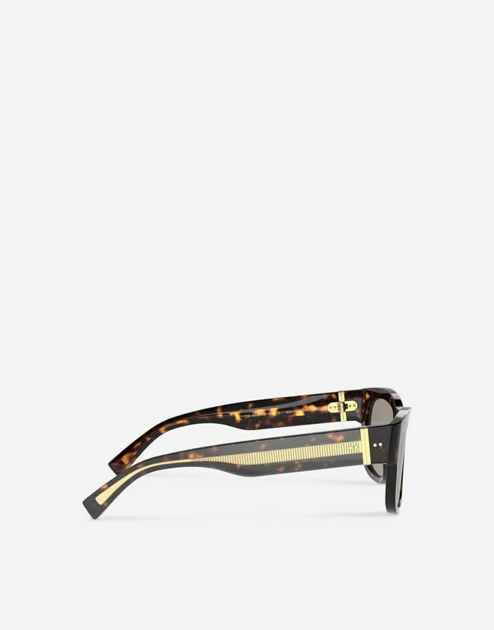 Dolce and Gabbana Icons Men Gros Grain Sunglasses Havana Dolce and Gabbana Icons Men Gros Grain Sunglasses Havana
