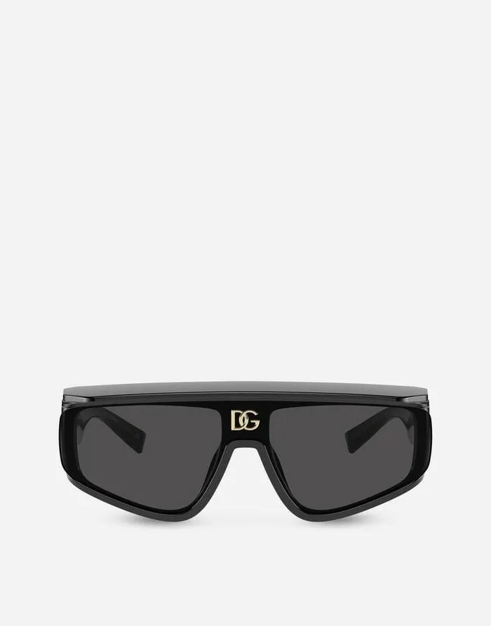 Dolce and Gabbana Icons MenWomen DG Crossed Sunglasses Black