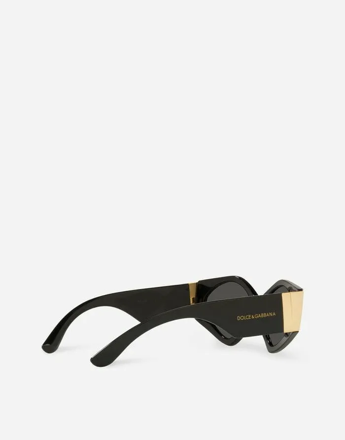 Dolce and Gabbana Icons MenWomen Modern Print Sunglasses Black Dolce and Gabbana Icons MenWomen Modern Print Sunglasses Black
