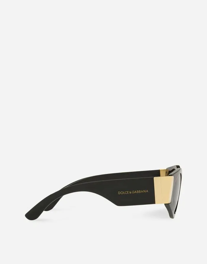 Dolce and Gabbana Icons MenWomen Modern Print Sunglasses Black Dolce and Gabbana Icons MenWomen Modern Print Sunglasses Black