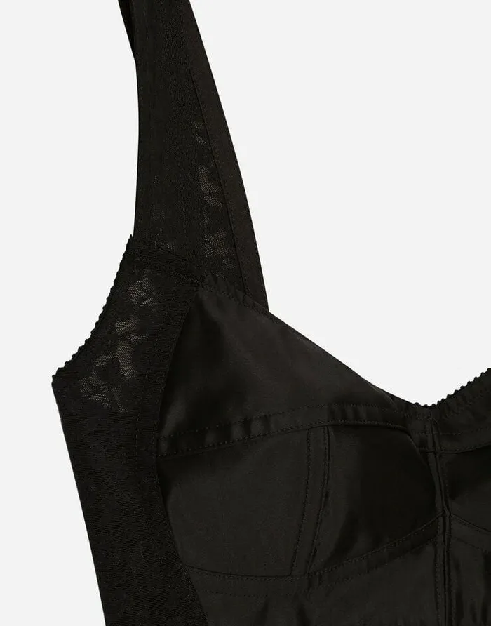 Dolce and Gabbana Shirts And Tops Women Satin Top Black