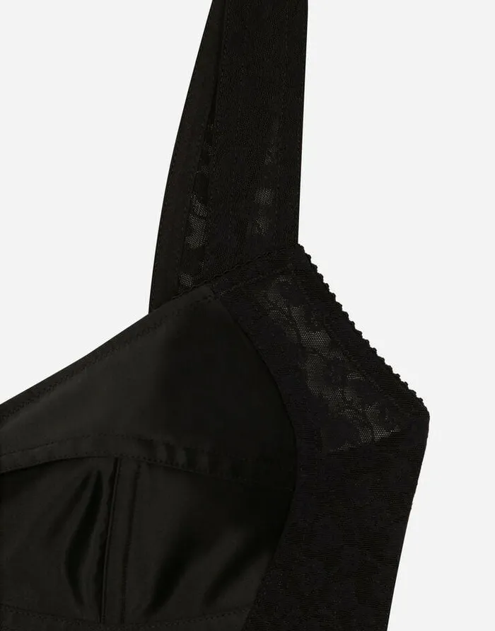 Dolce and Gabbana Shirts And Tops Women Satin Top Black