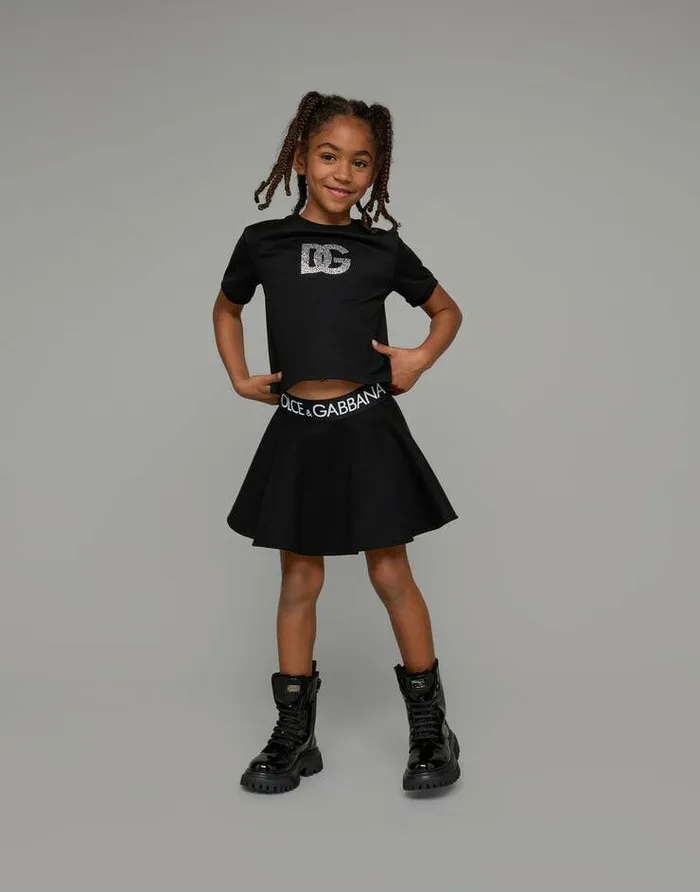 Dolce and Gabbana Shoes 2438 Children Patent Leather Ankle Boots Black Dolce and Gabbana Shoes 2438 Children Patent Leather Ankle Boots Black