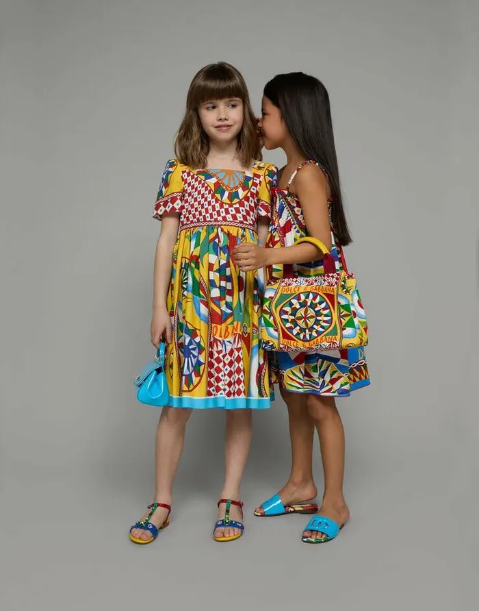Dolce and Gabbana Shoes 2438 Children Patent Leather Sandals With Embellishment Multicolor Dolce and Gabbana Shoes 2438 Children Patent Leather Sandals With Embellishment Multicolor