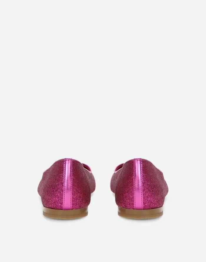 Dolce and Gabbana Shoes 2438 Children Sequined Ballet Flats Fuchsia Dolce and Gabbana Shoes 2438 Children Sequined Ballet Flats Fuchsia