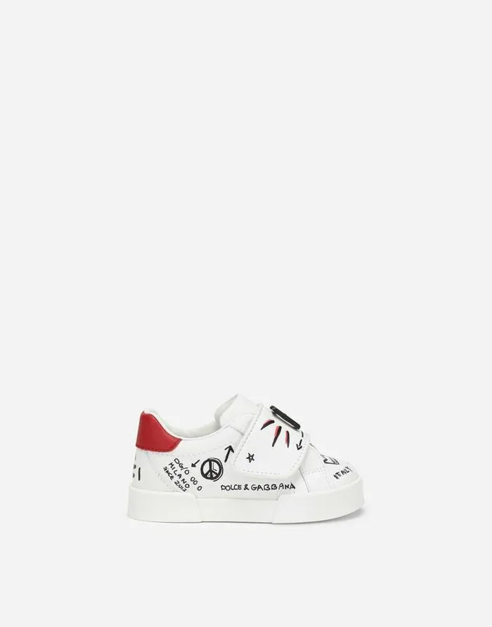 Dolce and Gabbana Shoes For First Steps 1926 Children Calfskin Portofino Light Sneakers Multicolor Dolce and Gabbana Shoes For First Steps 1926 Children Calfskin Portofino Light Sneakers Multicolor