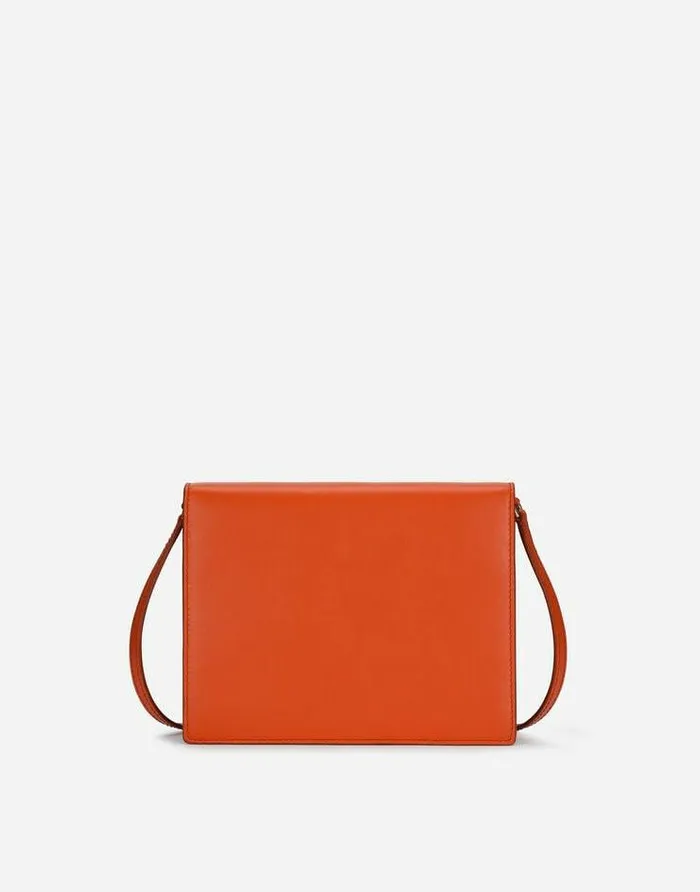Dolce and Gabbana Shoulder And Crossbody Bags Women Calfskin DG Logo Bag Crossbody Bag Orange Dolce and Gabbana Shoulder And Crossbody Bags Women Calfskin DG Logo Bag Crossbody Bag Orange