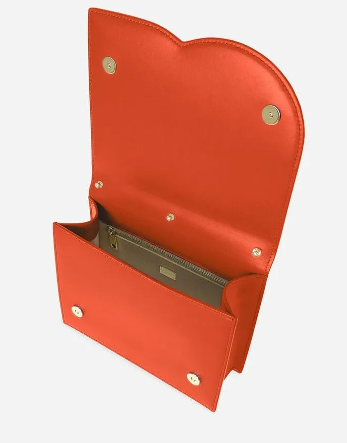 Dolce and Gabbana Shoulder And Crossbody Bags Women Calfskin DG Logo Bag Crossbody Bag Orange Dolce and Gabbana Shoulder And Crossbody Bags Women Calfskin DG Logo Bag Crossbody Bag Orange