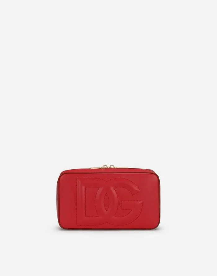 Dolce and Gabbana Shoulder And Crossbody Bags Women Small Calfskin DG Logo Camera Bag Red Dolce and Gabbana Shoulder And Crossbody Bags Women Small Calfskin DG Logo Camera Bag Red