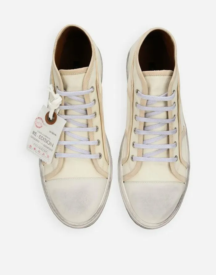 Dolce and Gabbana Sneakers Men Fabric Vintage Midtop Sneakers na Dolce and Gabbana Sneakers Men Fabric Vintage Midtop Sneakers na