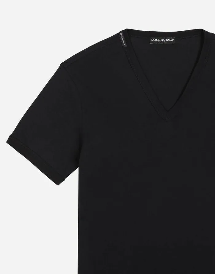 Dolce and Gabbana TShirts And Polos Men Cotton Tshirt Blue Dolce and Gabbana TShirts And Polos Men Cotton Tshirt Blue