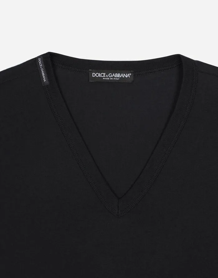 Dolce and Gabbana TShirts And Polos Men Cotton Tshirt Blue Dolce and Gabbana TShirts And Polos Men Cotton Tshirt Blue