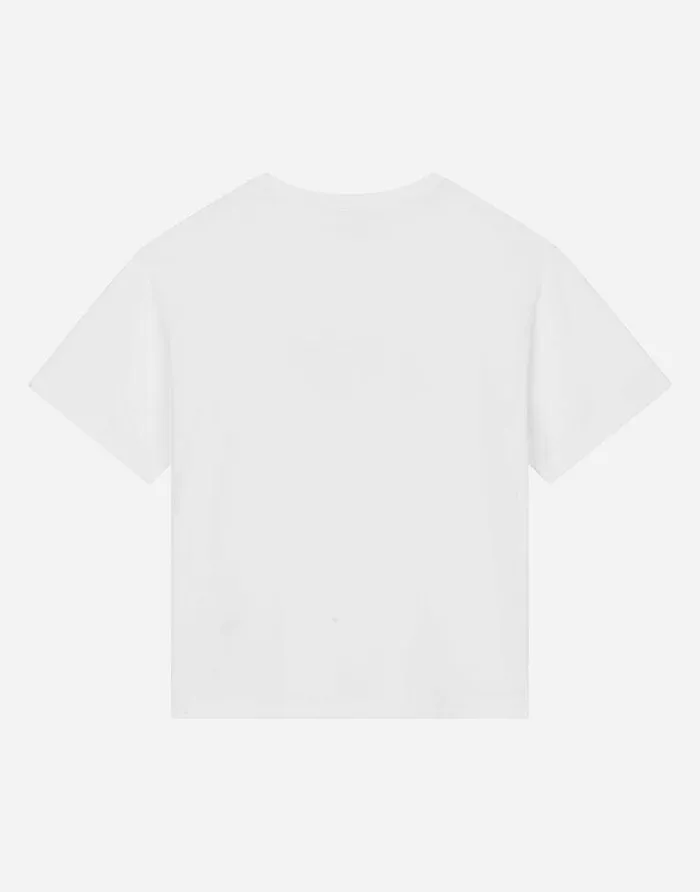 Dolce and Gabbana TShirts And Sweatshirts Children Shortsleeved Jersey Tshirt With Carrettoprint DG Logo Red Dolce and Gabbana TShirts And Sweatshirts Children Shortsleeved Jersey Tshirt With Carrettoprint DG Logo Red