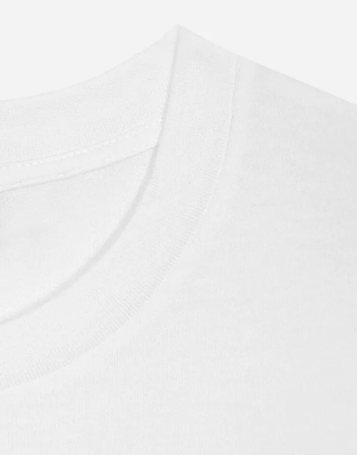 Dolce and Gabbana TShirts And Sweatshirts Women Cropped Jersey Tshirt With DG Logo White Dolce and Gabbana TShirts And Sweatshirts Women Cropped Jersey Tshirt With DG Logo White