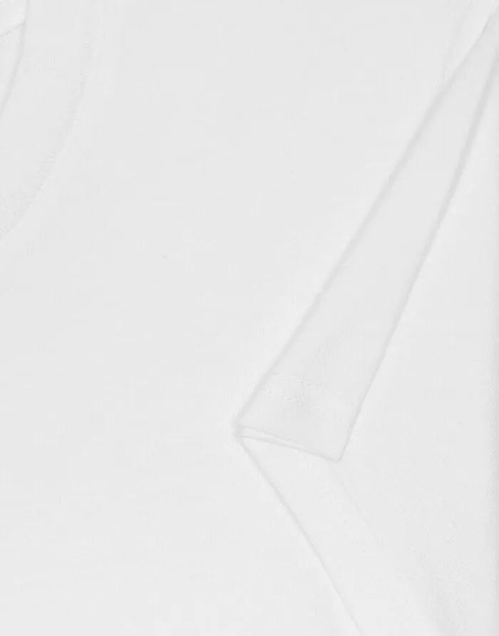 Dolce and Gabbana TShirts And Sweatshirts Women Cropped Jersey Tshirt With DG Logo White Dolce and Gabbana TShirts And Sweatshirts Women Cropped Jersey Tshirt With DG Logo White