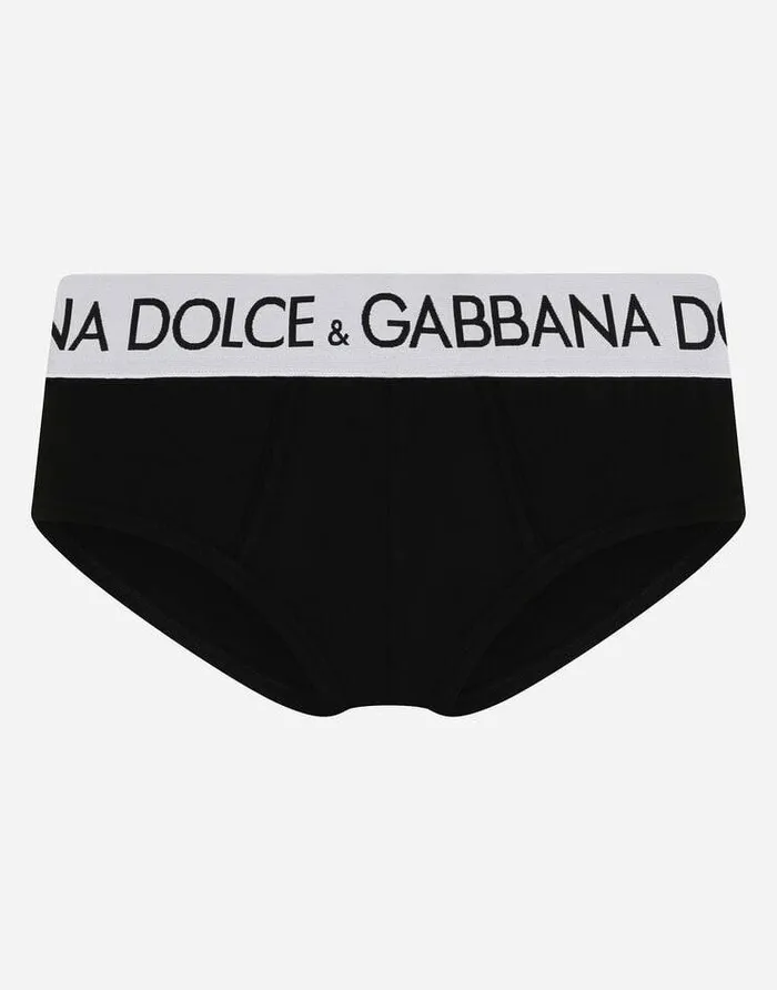 Dolce and Gabbana Underwear And Loungewear Men Brando Twoway Stretch Jersey Briefs Black