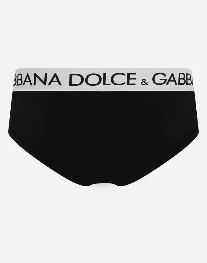 Dolce and Gabbana Underwear And Loungewear Men Brando Twoway Stretch Jersey Briefs Black Dolce and Gabbana Underwear And Loungewear Men Brando Twoway Stretch Jersey Briefs Black