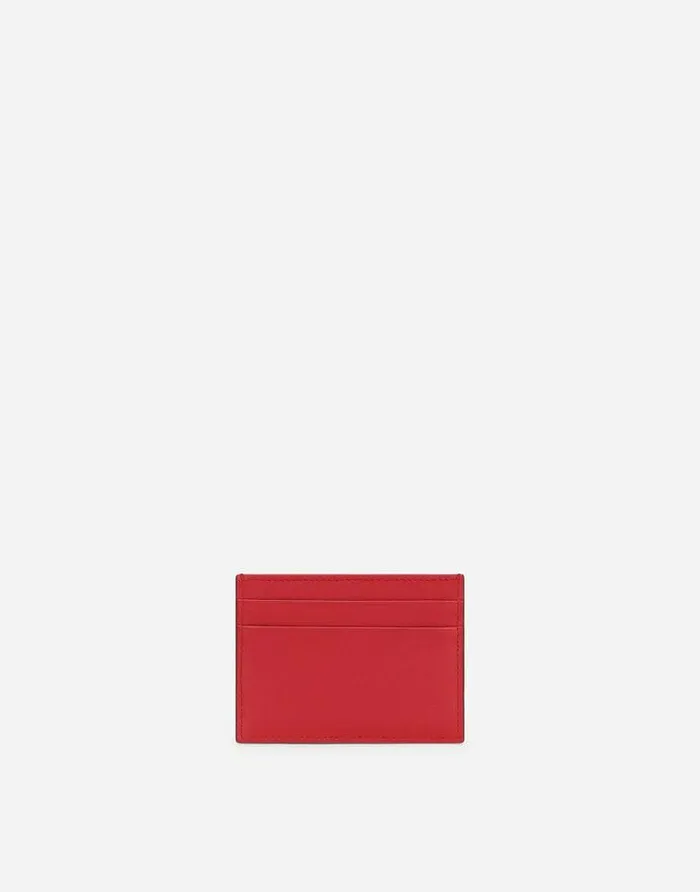 Dolce and Gabbana Wallets And Small Leather Goods Women DG Logo Card Holder Red Dolce and Gabbana Wallets And Small Leather Goods Women DG Logo Card Holder Red